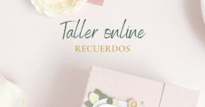 Taller de scrapbooking online para crear álbumes de recuerdos personalizados con papeles decorativos y técnicas creativas