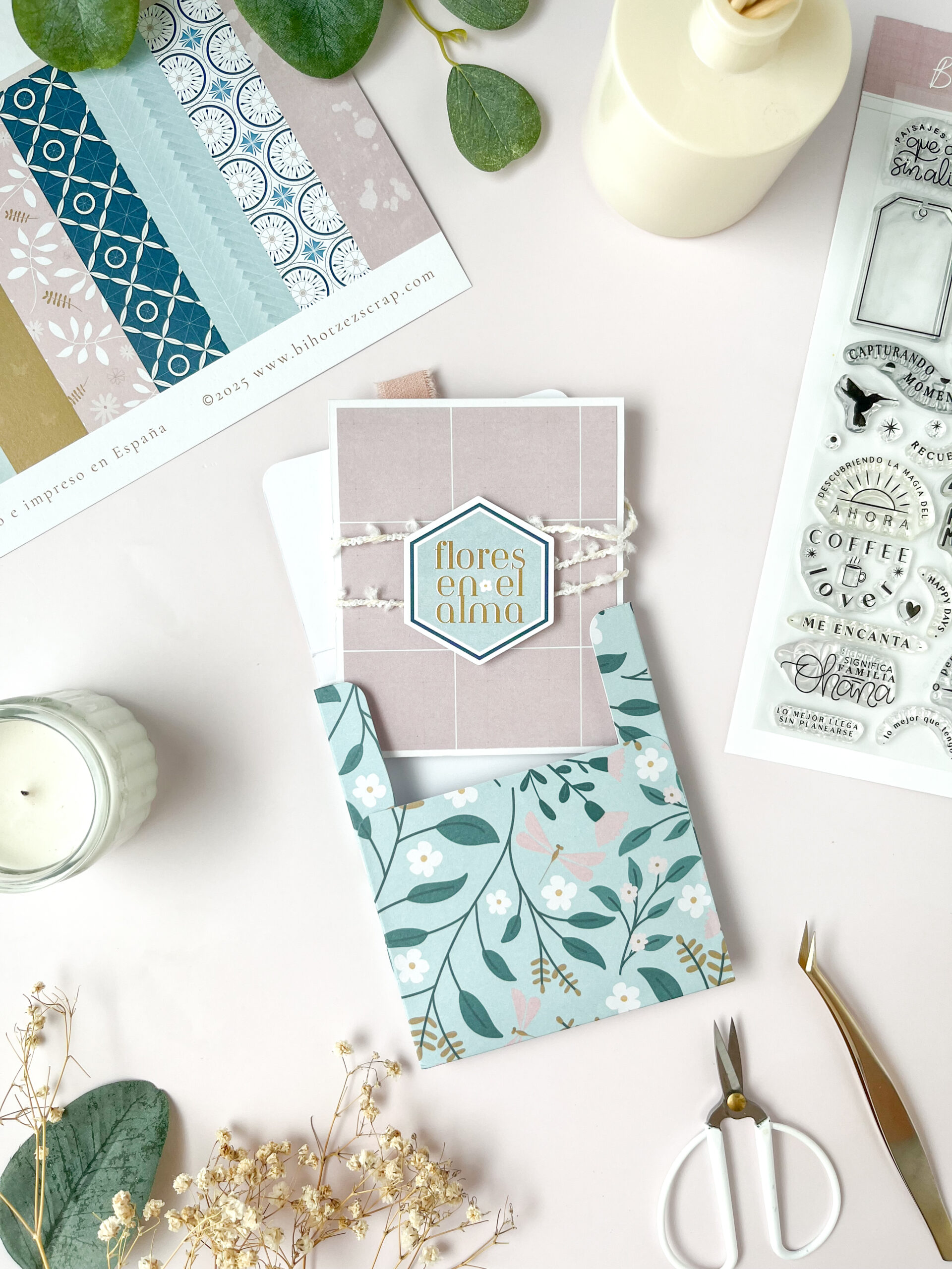 album scrapbooking colecciones Mi Calma