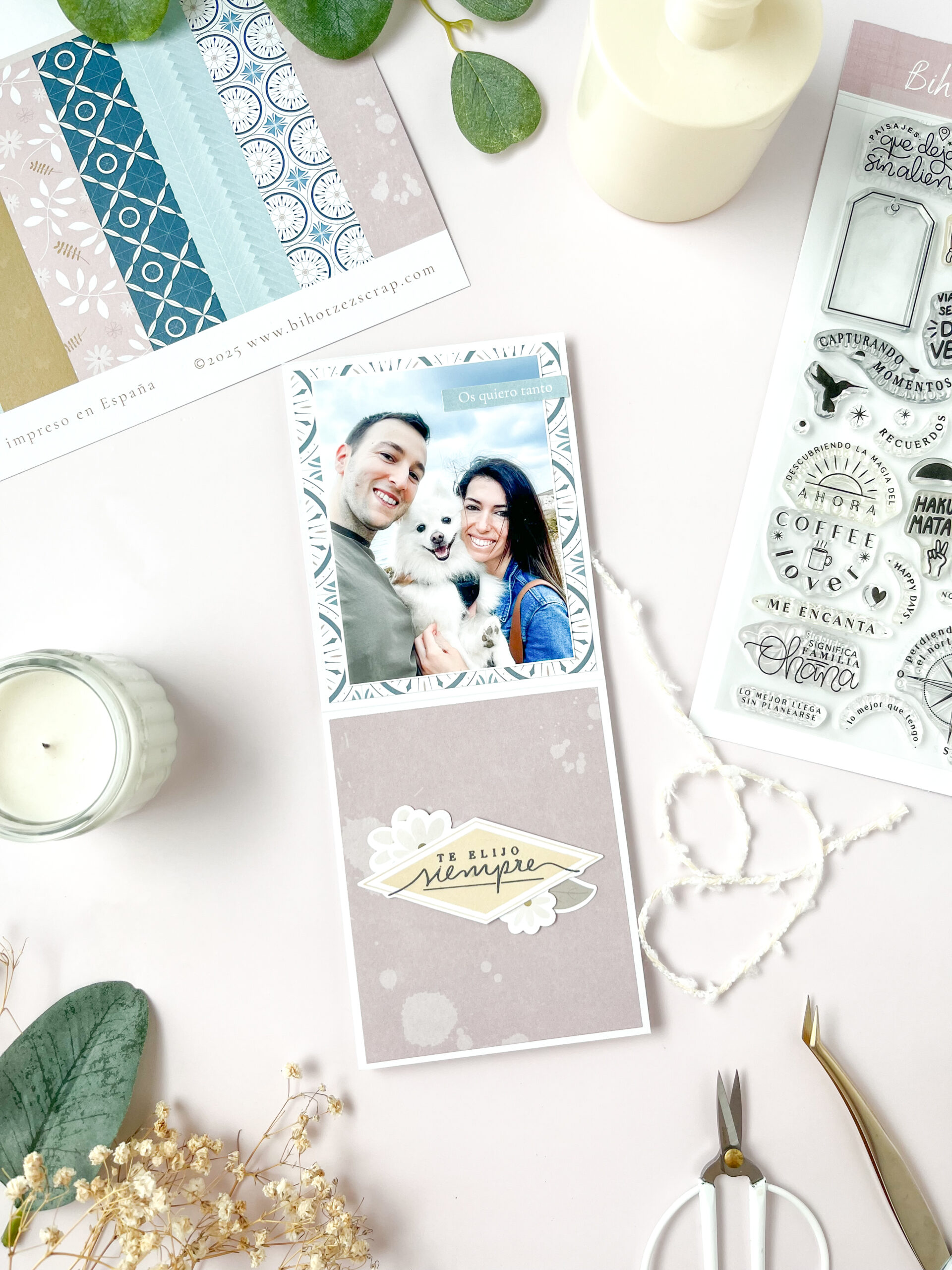 album scrapbooking colecciones Mi Calma