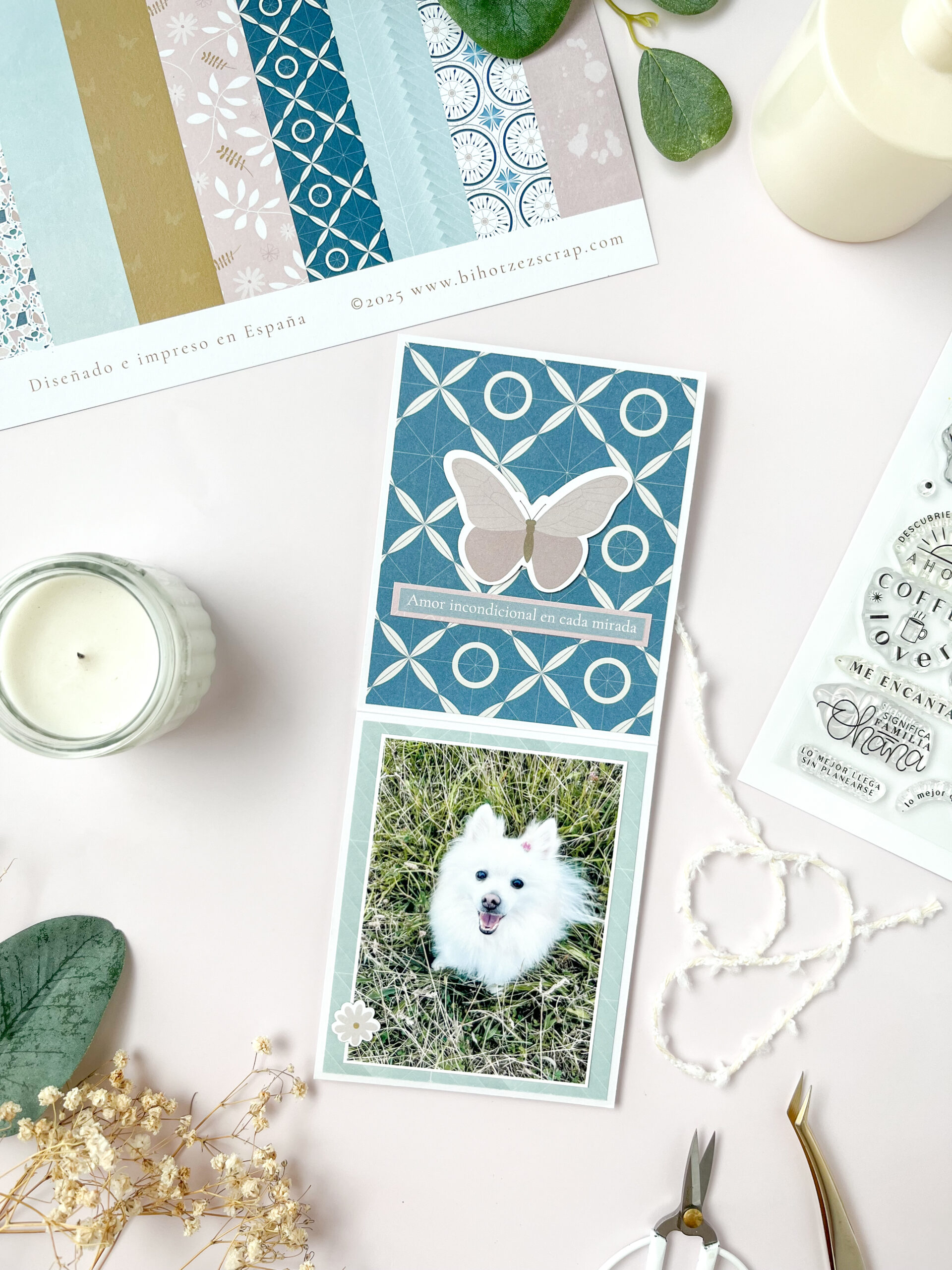 album scrapbooking colecciones Mi Calma