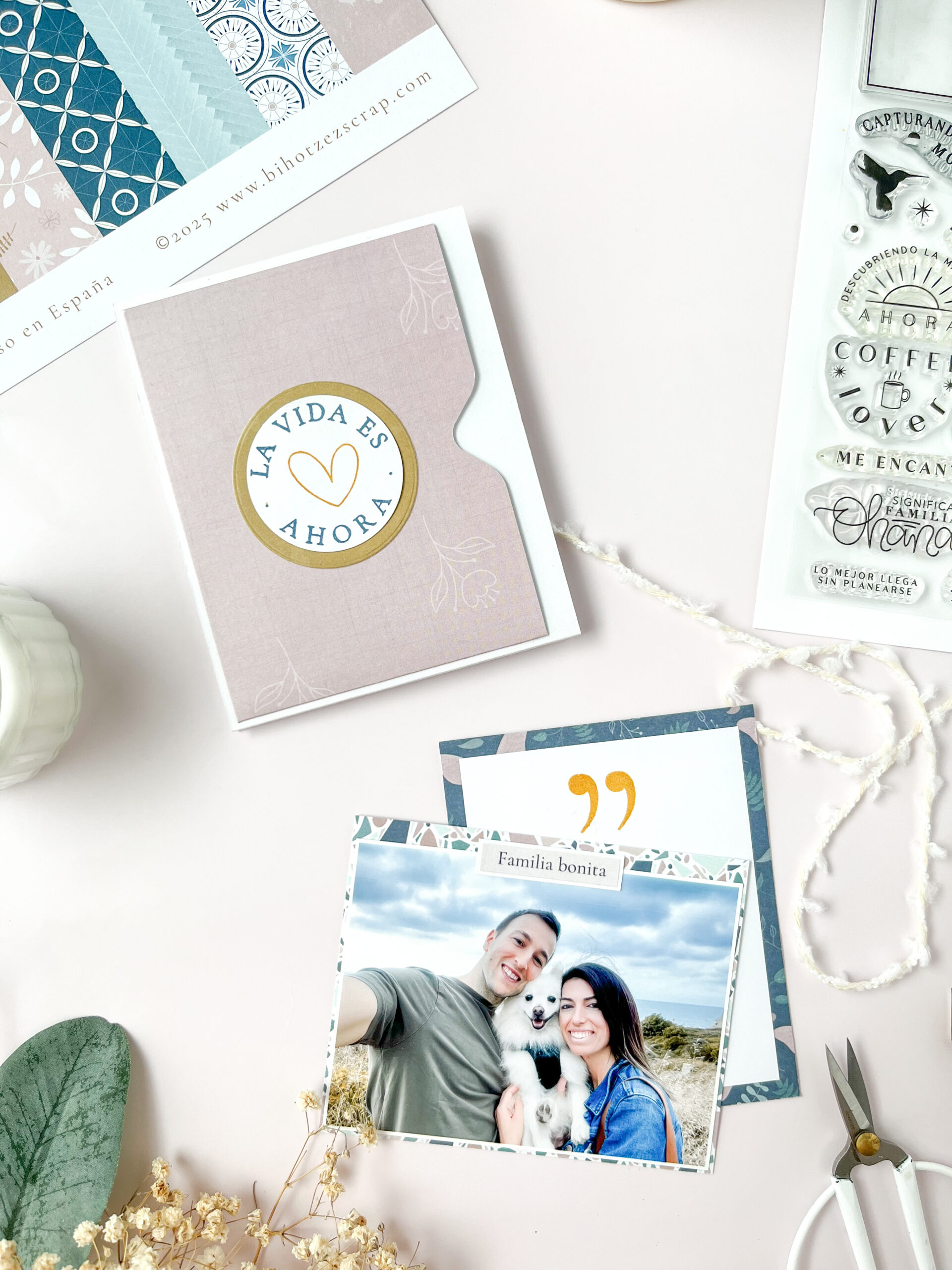 album scrapbooking colecciones Mi Calma