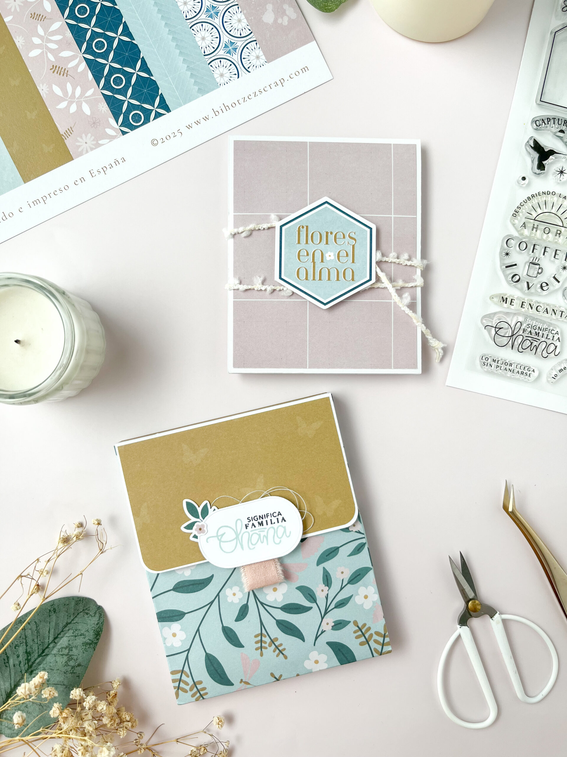 album scrapbooking colecciones Mi Calma
