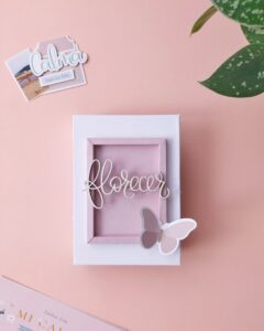 Mini álbum hecho por Loreta (@elclubdelashadas) con la colección Mi Calma de Bihotzez Scrap. Diseño con un lomo original, delicado y lleno de detalles.