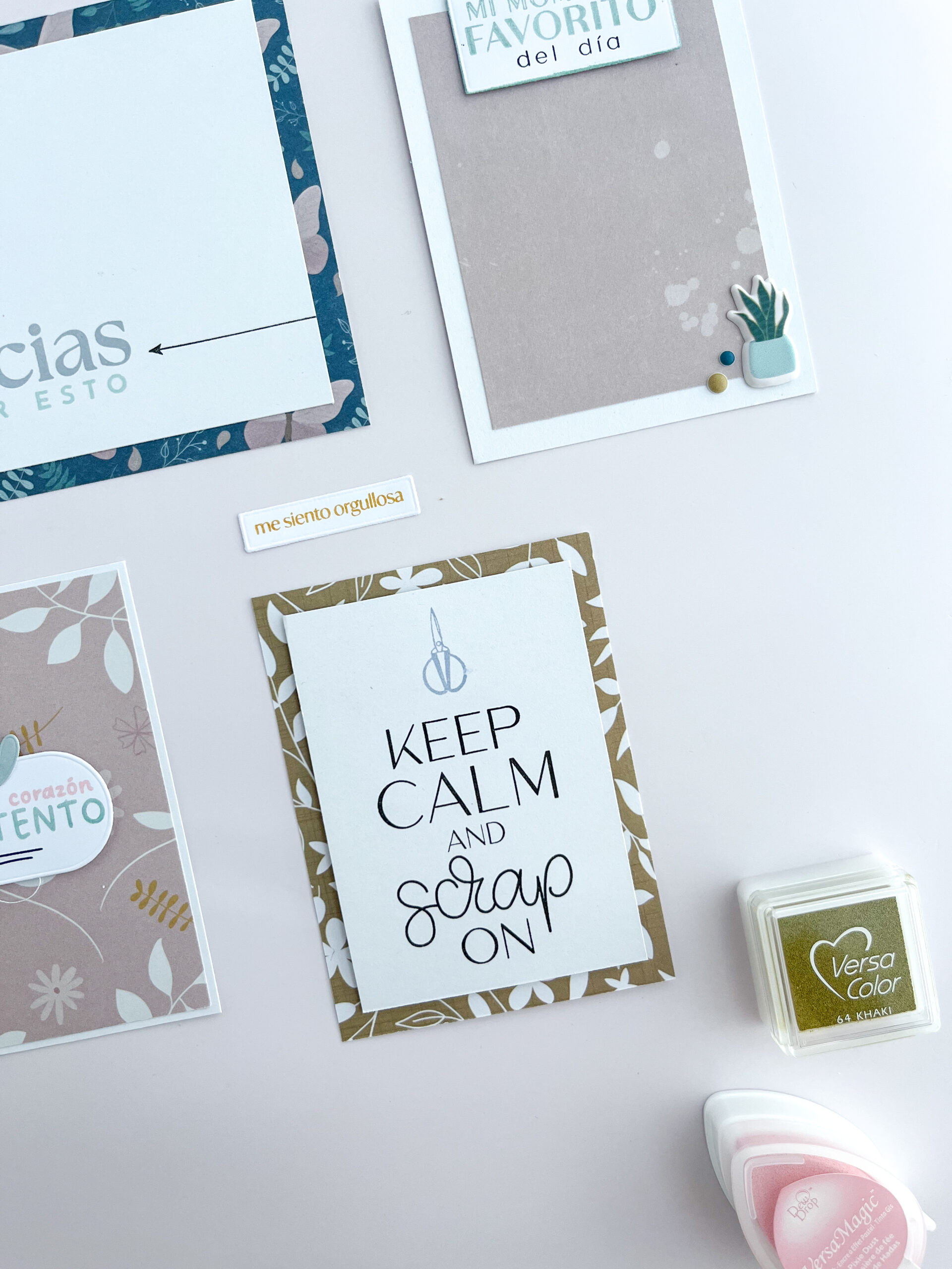 Sellos acrílicos Gratitud y Bilbo de Bihotzez Scrap, colección que une gratitud, emociones y cultura vasca.