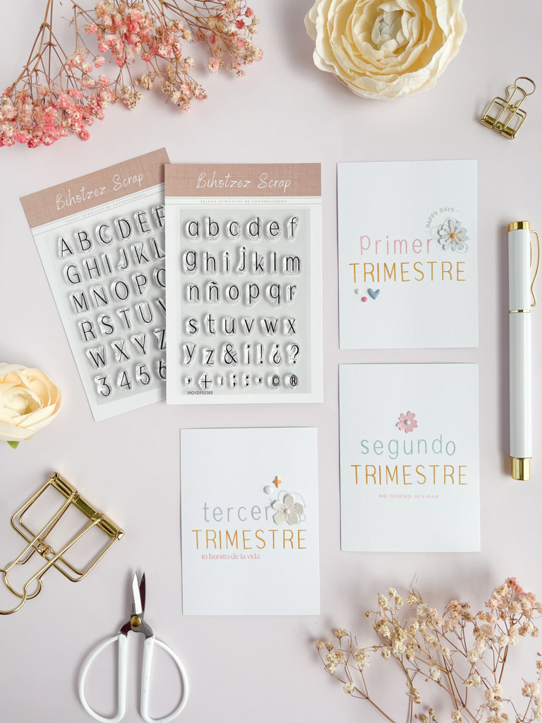 Sello acrílico mini mayúsculas - Imagen 3