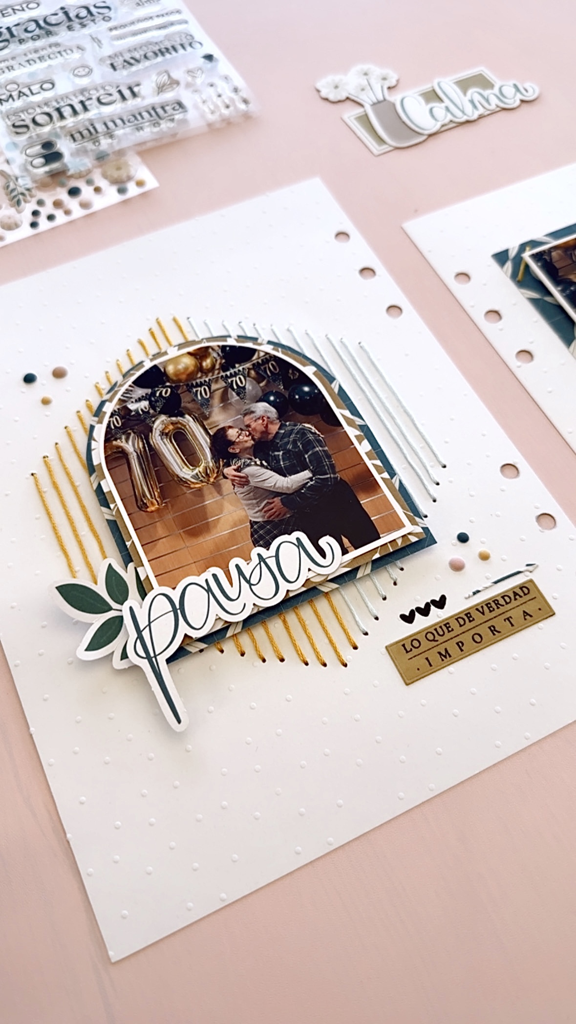 Proyecto de scrapbooking emocional con la colección Mi Calma