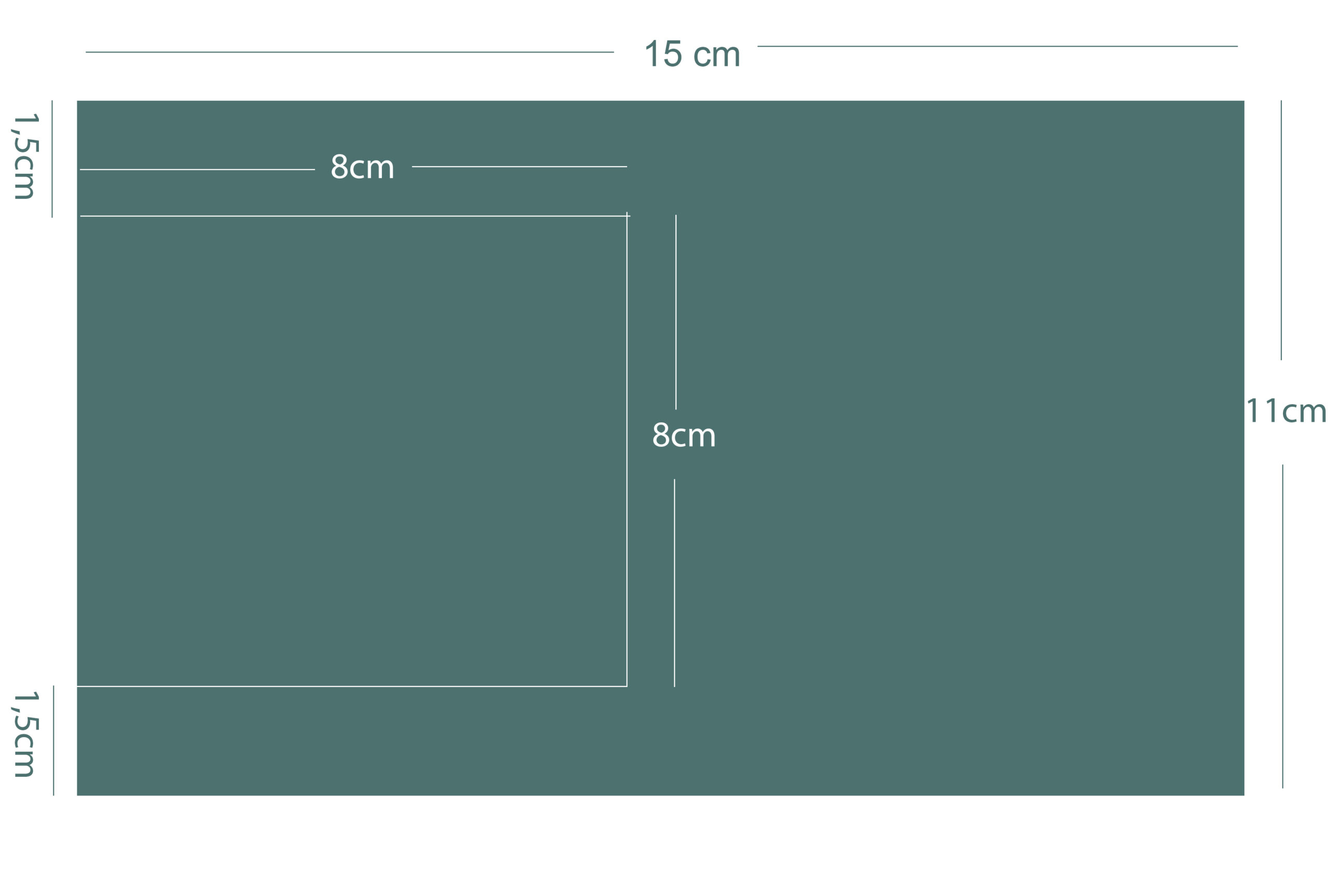 medidas mecanismo tarjeta pop up scrapbooking
