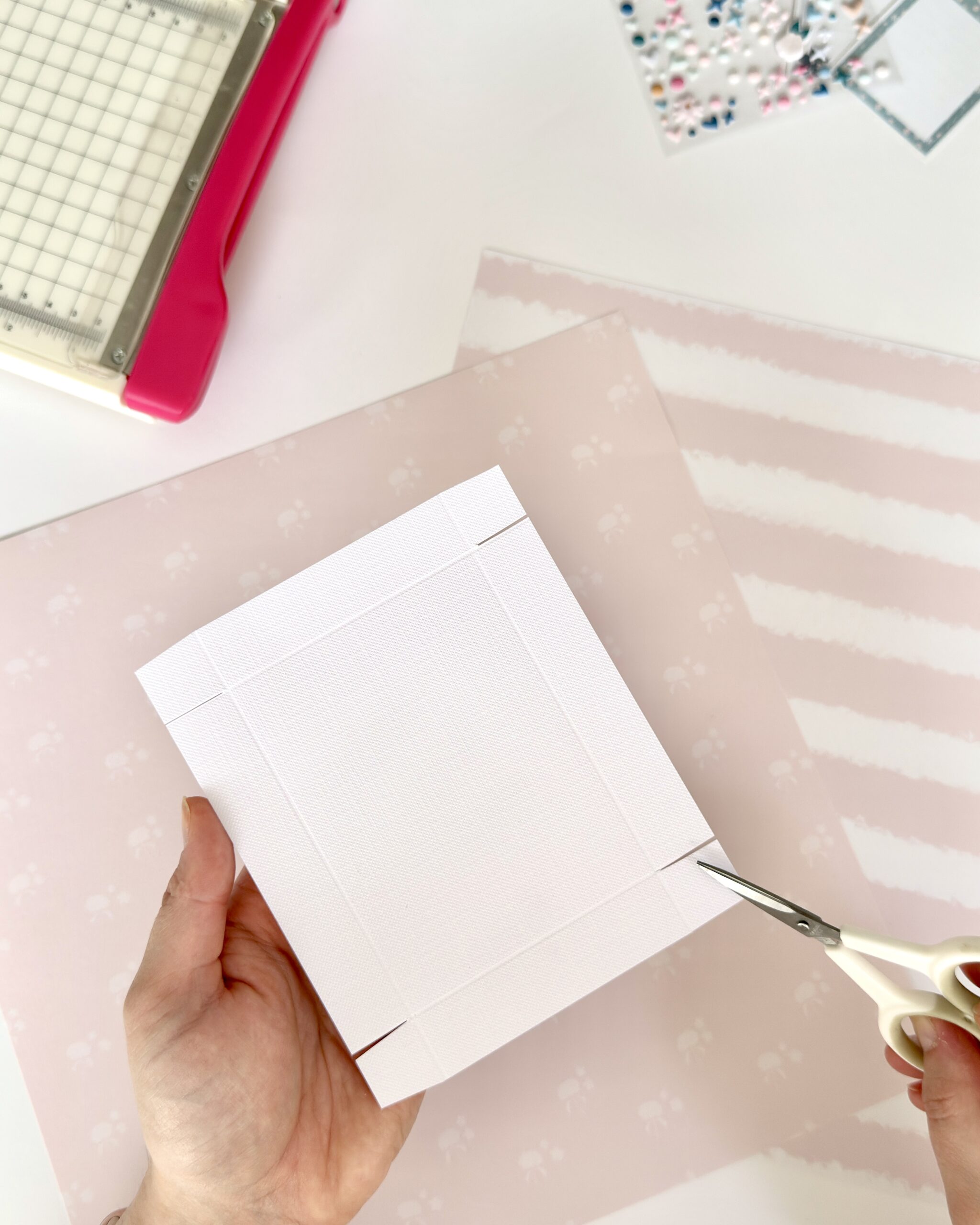 Tutorial paso a paso scrapbooking caja cerillas