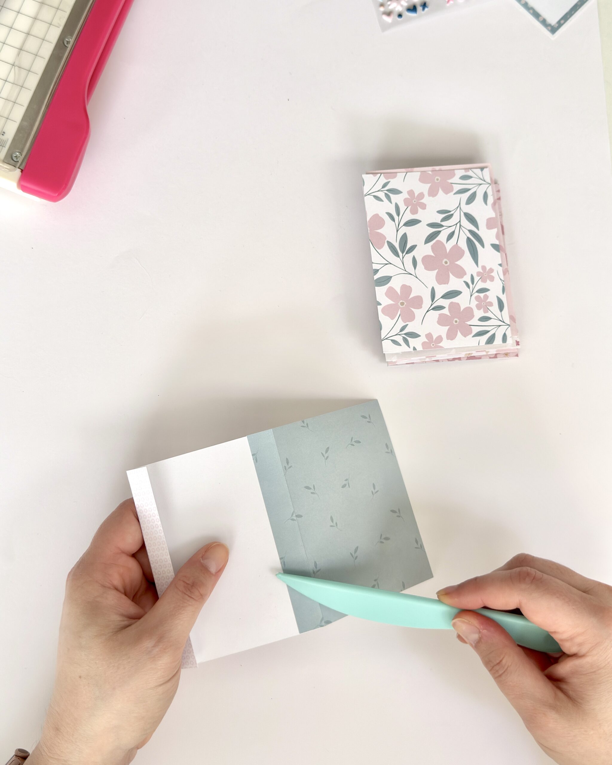 Tutorial paso a paso scrapbooking caja cerillas