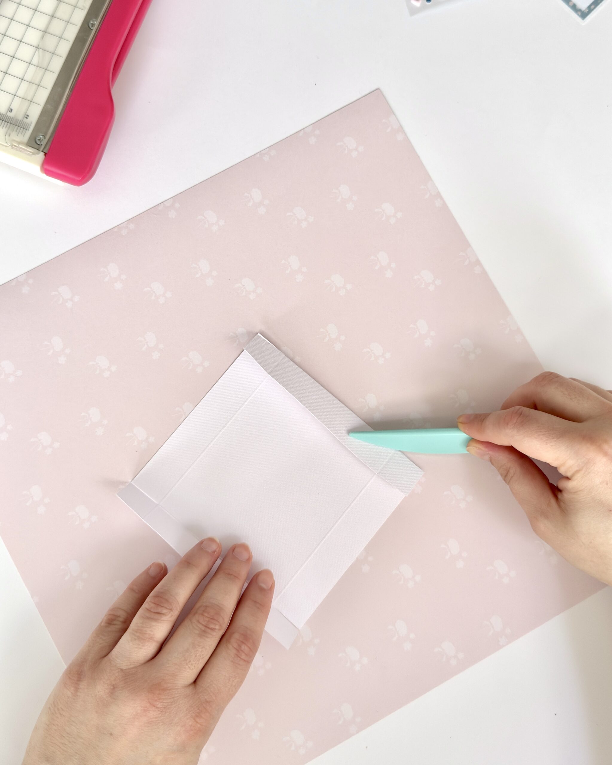 Tutorial paso a paso scrapbooking caja cerillas