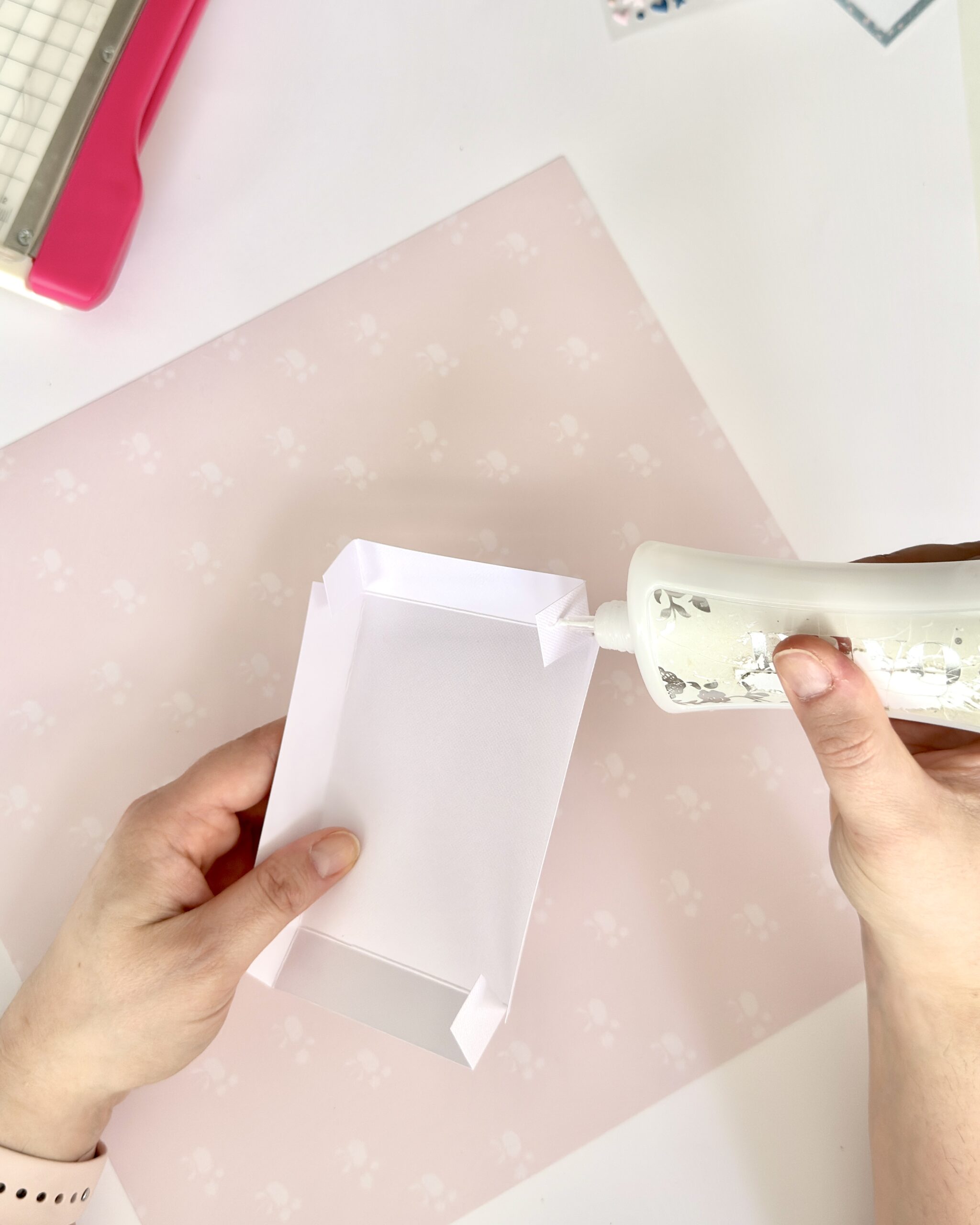 Tutorial paso a paso scrapbooking caja cerillas
