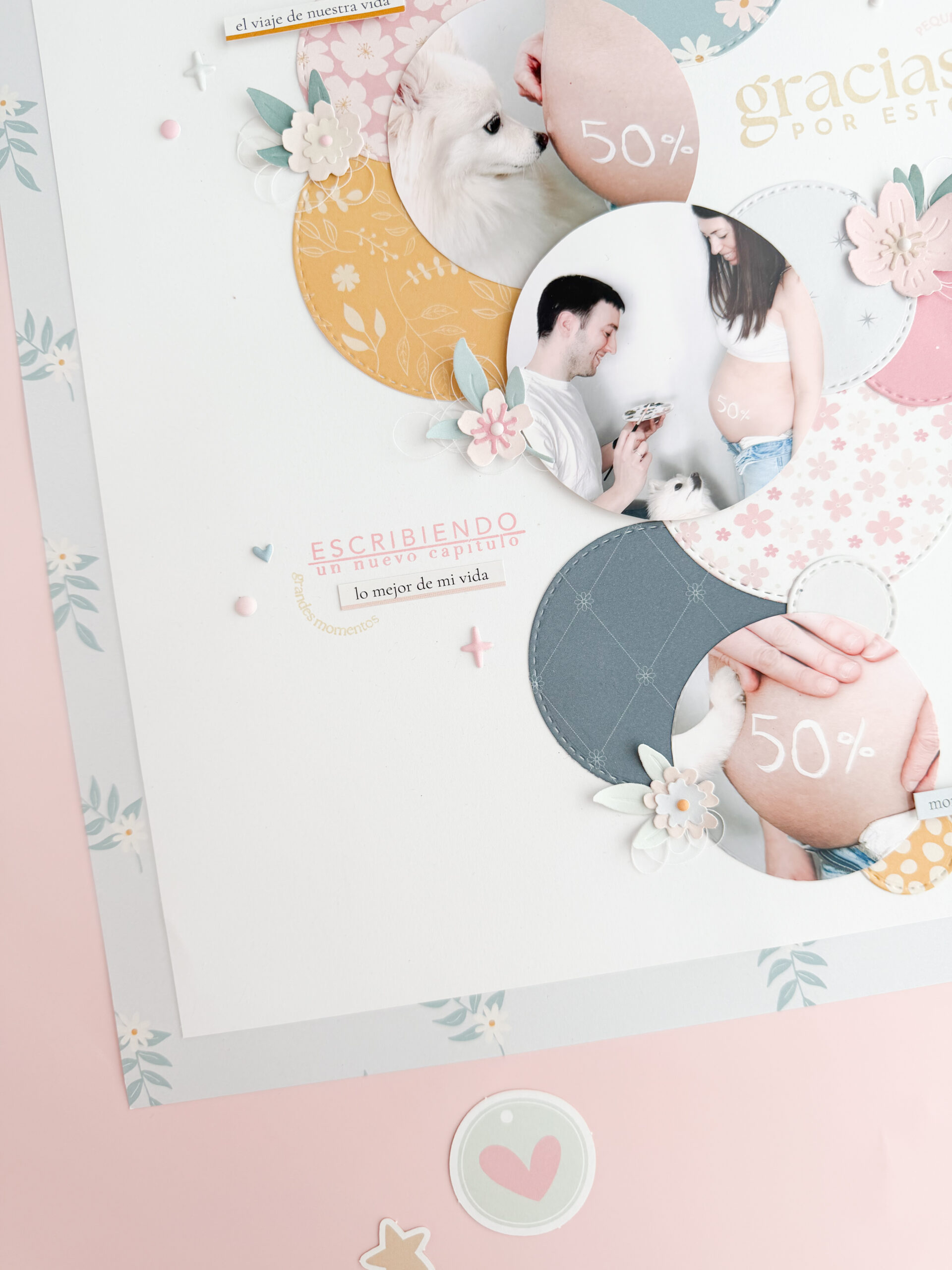     Idea de scrapbooking para documentar embarazo