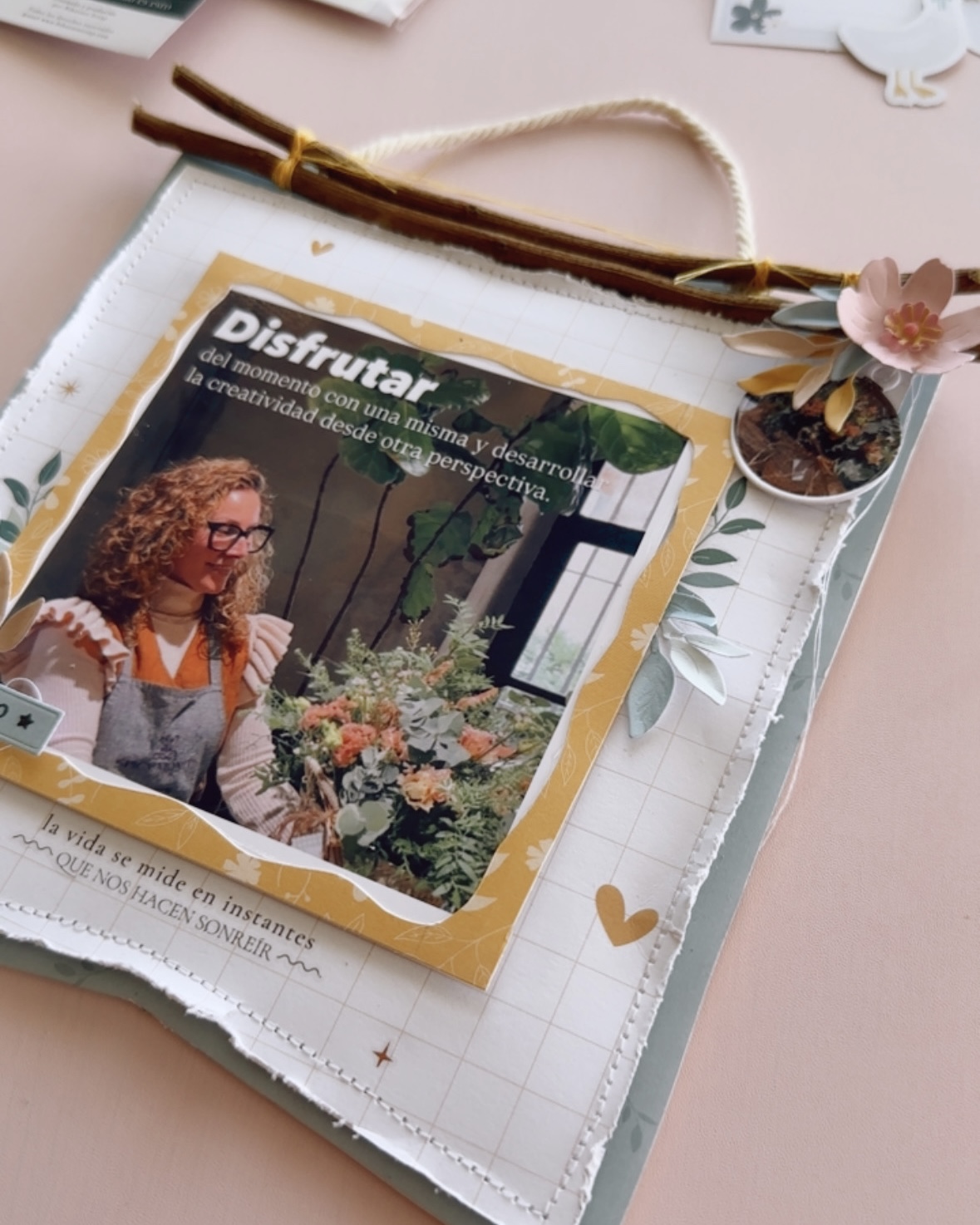     Banner decorativo para guardar recuerdos y fotografías